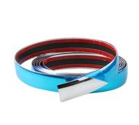 Blausky Bande décorative chromée autocollante avec film de protection - Universel - Accessoire de voiture - Pour voiture, carrosserie, fenêtre, décoration extérieure, argenté, 25 mm x 5 m