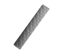 Blausky Lot de 2 coussinets universels pour ceinture de voiture, en velours, protection de ceinture de sécurité, avec fermeture Velcro, accessoires intérieurs de voiture, gris B, 27 cm