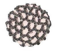 Blausky Lot de 3 filets à cheveux en strass, pour chignon, avec strass, tournoi, accessoires de cheveux pour la gymnastique, la gymnastique rythmique, le ballet, l'équitation, le patinage artistique