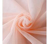 Blausky Tulle 160 cm x 5 m - Vendu au mètre - Tulle souple et transparent - Tissu décoratif en tulle - Tissu décoratif - Tissu à coudre pour mariage, fête, tutu, jupe, vêtements, nappe, champagne