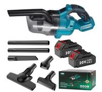 blayram Aspirateur à Main sans Fil pour Makita 18V, 16000Pa Multifonction 4 en 1 Portable Aspirateur avec 2 * 3.0Ah Akkus pour Maison et Voiture, Poils d'animaux