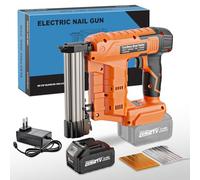 blayram Cloueuse Agrafeuse Sans Fil 2 en 1,Moteur Brushless,compatible avec Makita 21V LXT avec,batterie 4.0Ah,chargeur inclus,2 modes tir,anti-blocage,pour bois menuiserie tapisserie