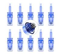 Blayram Derma Nano Pin Aiguilles Microneedling, 10 Pièces Cartouches de Remplacement pour Dr.pen Ultima A6, Dermapen Microneedling à Usage Professionnel et Domestique
