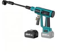 blayram Nettoyeur haute pression sans fil, 700 PSI, mobile, pour batteries Makita 18 V, avec 2 batteries de 4,0 Ah, buse 6 en 1, pulvérisateur de mousse, chaudière filtrante, tuyau de 5 m pour arêtes