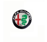 BLAYY 4 Pièces Autocollants pour Alfa Romeo Mito 147 156 159 166, Enjoliveurs de Roue Autocollants pour Enjoliveurs de Roue Accessoires de Tuning Auto,C-56mm