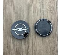 BLAYY 4 Pièces Cache Moyeu pour Opel Astra J GTC 2011-2018, Cache Moyeu Centre de Roue Bouchon de Jante Auto Accessoires de Voiture,A-64mm