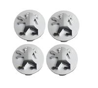 BLAYY 4 Pièces Cache Moyeu pour Peugeot 5008 4008 3008 2008 508 408 308 208 108 301 107 60mm, Cache Moyeu Centre de Roue Bouchon de Jante Auto Accessoires de Voiture,D