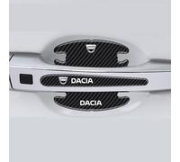 BLAYY 8 Pièces Protecteur Poignée Porte Voiture pour Dacia Duster Logan Sandero Lodgy Dokker Stepway Mcv 2, Autocollants de Protection Portiere Voiture Film Autocollants,A