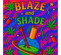 Blaze and Shade: Adult Coloring Book to Relax, Funny Gifts for Family and Friends, Chill Out Stoner Adult Coloring Book