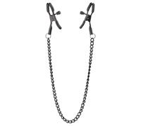 Blaze Deluxe - pince-seins en métal avec chaîne - noir