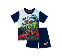 Blaze est le Monster Machine - Ensemble De Pyjamas - Blaze & The Monster Machines - Garçon - Bleu - 7-8 Ans