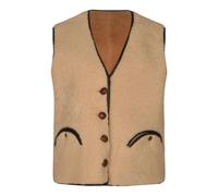 Blazé Milano - Tatoosh Curly Shearling Jacket - Femme - Vestes - Brun - Taille: 38 FR