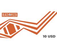 Blaze Pizza Gift Card 10 USD