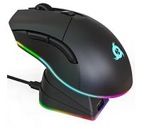 Blaze Pro Souris Gamer sans Fil RGB - Station de Charge - Jusqu'à 6000 DPI | Design Ergonomique Élégant, Boutons Testés à Plus Vingt Millions Clics, Revêtement Anti-Usure Durable - Noir