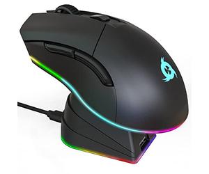Blaze Pro Souris Gamer sans Fil RGB - Station de Charge - Jusqu'à 6000 DPI | Design Ergonomique Élégant, Boutons Testés à Plus Vingt Millions Clics, Revêtement Anti-Usure Durable - Noir