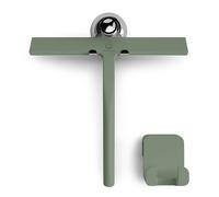 Blaze Raclette de douche 23 cm Couverture en silicone Noyau en acier inoxydable Design moderne