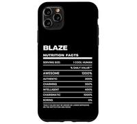 Blaze Valeur Nutritive Nom Drôle Coque pour iPhone 11 Pro Max