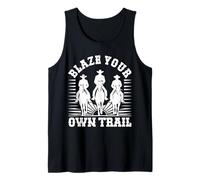 Blaze Your Own Trail - Cavaliers Audacieux pour des Aventures Amusantes Débardeur