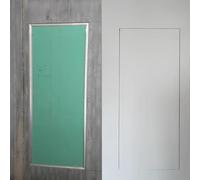 Blazea Panneau d'accès de plomberie pour cloison sèche, à peindre, montage encastré, mur caché, porte de service d'inspection à ressort (66 x 142,2 cm)