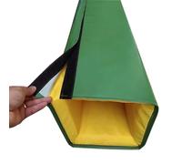 Blazea Protège Poteau Basket Protections de Poteau Résistantes aux Intempéries pour La Protection des Joueurs, Rembourrage Carré Souple à Enrouler Autour du Poteau(Green,4x4(10.2x10.2cm) Pole)