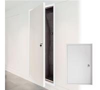 Blazea Trappe de Visite Grand Panneau D'accès à La Plomberie avec Serrure et Clés, Porte D'accès Isolée en Aluminium pour Cloisons Sèches, Porte D'inspection(40x55cm)