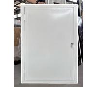 Blazea Trappe de Visite Panneau de Trappe D'accès en Aluminium Isolé 50 60 70 80 90 100 110 120 cm Grand Panneau de Trappe D'accès pour Cloisons Sèches(50x95cm)