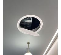 Blazea Trappe de Visite Petit Panneau D'accès Rond pour Plafond, Trappe de Visite Magnétique Métallique, Bouchon pour Trou Mural, Portes D'accès Circulaires Blanches(Dia 20cm (7 7/8"))