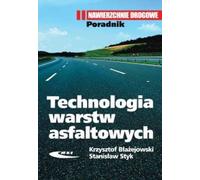 Blazejowski, K : Technologie des couches d'asphalte