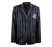 Cinereplicas Mercredi Veste Costume Nevermore Academy Black Striped Blazer