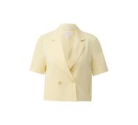 Blazer court élégance femme QS Jaune 42
