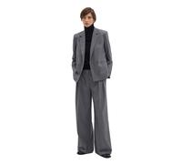 Blazer en flanelle Ã fermeture croisÃ©e femme Stefanel Gris 40