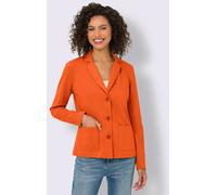 Blazer en jersey coupe sobre pour un look décontracté tendance - Linea Tesini - orange ORANGE 42