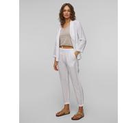 Blazer En Lin Blanc Pour Femmes Deha A00580-10001