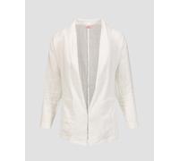 Blazer En Lin Blanc Pour Femmes Deha D02562-10001