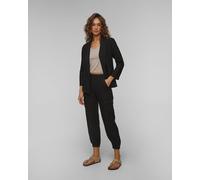 Blazer En Lin Noir Pour Femmes Deha A00580-10009