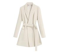 Blazer Femme DéContractéEs Coupe Ample Slim De Loisirs Mode Dame Veste De Bureau à Manches Longues Col en V Long Manteaux OL Travail Bureau Affaires Blouson Jackete