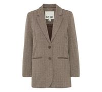 Blazer femme Ichi Ihkate Jacquard Marron M