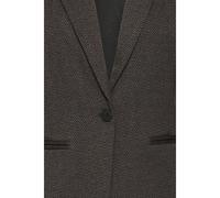 ICHI Blazer femme Kate Jacquard Noir Taille S