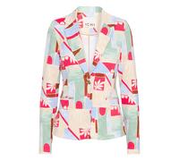 Blazer femme Ichi Kate Print 24 Rouge M