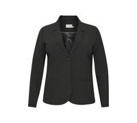 Kaffe Curve - Blazer noir profond avec décolleté en V - Femme - Vestes - Noir - Taille: 46 FR