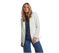Blazer femme Pieces Bossy blanc (cloud dancer) - taille S, coupe structurée, manches longues M