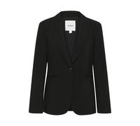 Soaked in Luxury - Blazer Court Noir avec Col en V - Femme - Vestes - Noir - Taille: 40 FR