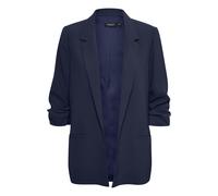 Soaked in Luxury - Blazer ciel nocturne 3/4 manches col classique - Femme - Vestes - Bleu - Taille: 36 FR
