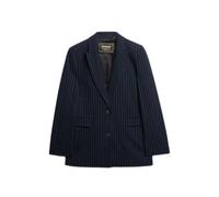 Blazer femme Superdry Pinstripe Bleu L