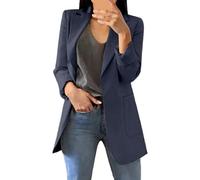 Blazer Femme Veste Blazers Cintrée Jacket Longue Chic Et Elegant Légère Blousons Oversize Beige Tailleur Long Mi Saison Suits Blouson Printemps Blaser Costume Blanc Legere Kaki Grande Taille Ensemble