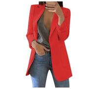 Blazer Femme Veste Cintrée Long Blouson Blanche Grande Taille Jacket Oversize Chic Et Elegant Blanc Printemps Tailleur Blousons Legere Courte Costume De Beige Suits Blaser Mi Saison Blazers Ceremonie
