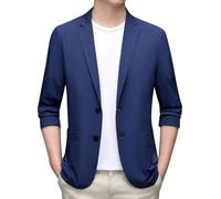 Blazer Homme en Soie Glacée Blazers Homme pour Mariage Cérémonie Affaire Bureau Formel Veste Homme Ete Chic Legere Douces Confortable Cardigans Veste Costume Habillé Cardigan Vestes de Costume Confort
