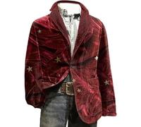 Blazer Homme - Veste d'arrivée boutonnée à cranté pour événements Formels Mariages et fêtes avec Coupe Moderne