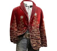 Blazer Homme - Veste d'arrivée boutonnée à cranté pour événements Formels Mariages et fêtes avec Coupe Moderne