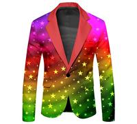 Blazer Homme - Veste de Costume élégante pour Homme avec Paillettes Mode coupée ajustée et Manches Longues pour Un Style Jeune et décontracté